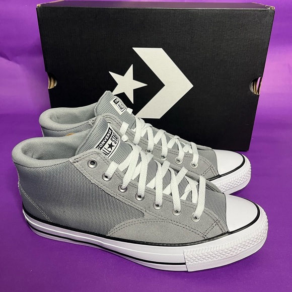 Converse Chuck Taylor All Star Malden Men’s Size 10.5 Sneaker Grey/White - Picture 5 of 8